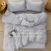 image:imageBedsure Tan Gingham Ruffle Duvet Cover SetVintage Farmhouse Bedding Queen  Cottagecore Aesthetic Ruffle Edges Soft Lightweight Hidden Zipper Inner Ties 90x90 Comforter Cover 2 Pillow Shams04  Light Grey No Comforter
