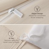 image:imageBedsure Tan Gingham Ruffle Duvet Cover SetVintage Farmhouse Bedding Queen  Cottagecore Aesthetic Ruffle Edges Soft Lightweight Hidden Zipper Inner Ties 90x90 Comforter Cover 2 Pillow Shams02  Cream No Comforter