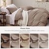 image:imageBedsure Tan Gingham Ruffle Duvet Cover SetVintage Farmhouse Bedding Queen  Cottagecore Aesthetic Ruffle Edges Soft Lightweight Hidden Zipper Inner Ties 90x90 Comforter Cover 2 Pillow Shams02  Khaki No Comforter