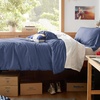 image:imageBedsure Tan Gingham Ruffle Duvet Cover SetVintage Farmhouse Bedding Queen  Cottagecore Aesthetic Ruffle Edges Soft Lightweight Hidden Zipper Inner Ties 90x90 Comforter Cover 2 Pillow Shams05  Slate Blue No Comforter