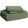 image:imageBedsure Tan Gingham Ruffle Duvet Cover SetVintage Farmhouse Bedding Queen  Cottagecore Aesthetic Ruffle Edges Soft Lightweight Hidden Zipper Inner Ties 90x90 Comforter Cover 2 Pillow Shams03  Olive Green No Comforter