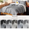 image:imageBedsure Tan Gingham Ruffle Duvet Cover SetVintage Farmhouse Bedding Queen  Cottagecore Aesthetic Ruffle Edges Soft Lightweight Hidden Zipper Inner Ties 90x90 Comforter Cover 2 Pillow Shams04  Grey No Comforter