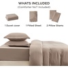 image:imageBedsure Tan Gingham Ruffle Duvet Cover SetVintage Farmhouse Bedding Queen  Cottagecore Aesthetic Ruffle Edges Soft Lightweight Hidden Zipper Inner Ties 90x90 Comforter Cover 2 Pillow Shams02  Khaki No Comforter
