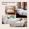 image:imageBedsure Tan Gingham Ruffle Duvet Cover SetVintage Farmhouse Bedding Queen  Cottagecore Aesthetic Ruffle Edges Soft Lightweight Hidden Zipper Inner Ties 90x90 Comforter Cover 2 Pillow Shams03  Olive Green No Comforter