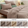 image:imageBedsure Tan Gingham Ruffle Duvet Cover SetVintage Farmhouse Bedding Queen  Cottagecore Aesthetic Ruffle Edges Soft Lightweight Hidden Zipper Inner Ties 90x90 Comforter Cover 2 Pillow Shams02  Khaki No Comforter