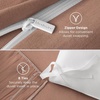 image:imageBedsure Tan Gingham Ruffle Duvet Cover SetVintage Farmhouse Bedding Queen  Cottagecore Aesthetic Ruffle Edges Soft Lightweight Hidden Zipper Inner Ties 90x90 Comforter Cover 2 Pillow Shams02  Mocha Mousse No Comforter