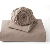 image:imageBedsure Tan Gingham Ruffle Duvet Cover SetVintage Farmhouse Bedding Queen  Cottagecore Aesthetic Ruffle Edges Soft Lightweight Hidden Zipper Inner Ties 90x90 Comforter Cover 2 Pillow Shams02  Khaki No Comforter