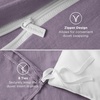image:imageBedsure Tan Gingham Ruffle Duvet Cover SetVintage Farmhouse Bedding Queen  Cottagecore Aesthetic Ruffle Edges Soft Lightweight Hidden Zipper Inner Ties 90x90 Comforter Cover 2 Pillow Shams06  Dusty Purple No Comforter
