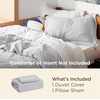 image:imageBedsure Tan Gingham Ruffle Duvet Cover SetVintage Farmhouse Bedding Queen  Cottagecore Aesthetic Ruffle Edges Soft Lightweight Hidden Zipper Inner Ties 90x90 Comforter Cover 2 Pillow Shams04  Light Grey No Comforter