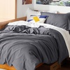 image:imageBedsure Tan Gingham Ruffle Duvet Cover SetVintage Farmhouse Bedding Queen  Cottagecore Aesthetic Ruffle Edges Soft Lightweight Hidden Zipper Inner Ties 90x90 Comforter Cover 2 Pillow Shams01  Dark Grey No Comforter