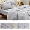 image:imageBedsure Tan Gingham Ruffle Duvet Cover SetVintage Farmhouse Bedding Queen  Cottagecore Aesthetic Ruffle Edges Soft Lightweight Hidden Zipper Inner Ties 90x90 Comforter Cover 2 Pillow Shams04  Light Grey No Comforter