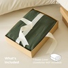 image:imageBedsure Tan Gingham Ruffle Duvet Cover SetVintage Farmhouse Bedding Queen  Cottagecore Aesthetic Ruffle Edges Soft Lightweight Hidden Zipper Inner Ties 90x90 Comforter Cover 2 Pillow Shams03  Olive Green No Comforter