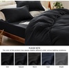 image:imageBedsure Tan Gingham Ruffle Duvet Cover SetVintage Farmhouse Bedding Queen  Cottagecore Aesthetic Ruffle Edges Soft Lightweight Hidden Zipper Inner Ties 90x90 Comforter Cover 2 Pillow Shams04  Black No Comforter