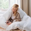 image:imageBedsure Tan Gingham Ruffle Duvet Cover SetVintage Farmhouse Bedding Queen  Cottagecore Aesthetic Ruffle Edges Soft Lightweight Hidden Zipper Inner Ties 90x90 Comforter Cover 2 Pillow Shams00  White No Comforter