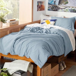 image:imageBedsure Tan Gingham Ruffle Duvet Cover SetVintage Farmhouse Bedding Queen  Cottagecore Aesthetic Ruffle Edges Soft Lightweight Hidden Zipper Inner Ties 90x90 Comforter Cover 2 Pillow Shams05  Celestial Blue No Comforter