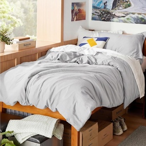 image:imageBedsure Tan Gingham Ruffle Duvet Cover SetVintage Farmhouse Bedding Queen  Cottagecore Aesthetic Ruffle Edges Soft Lightweight Hidden Zipper Inner Ties 90x90 Comforter Cover 2 Pillow Shams04  Light Grey No Comforter