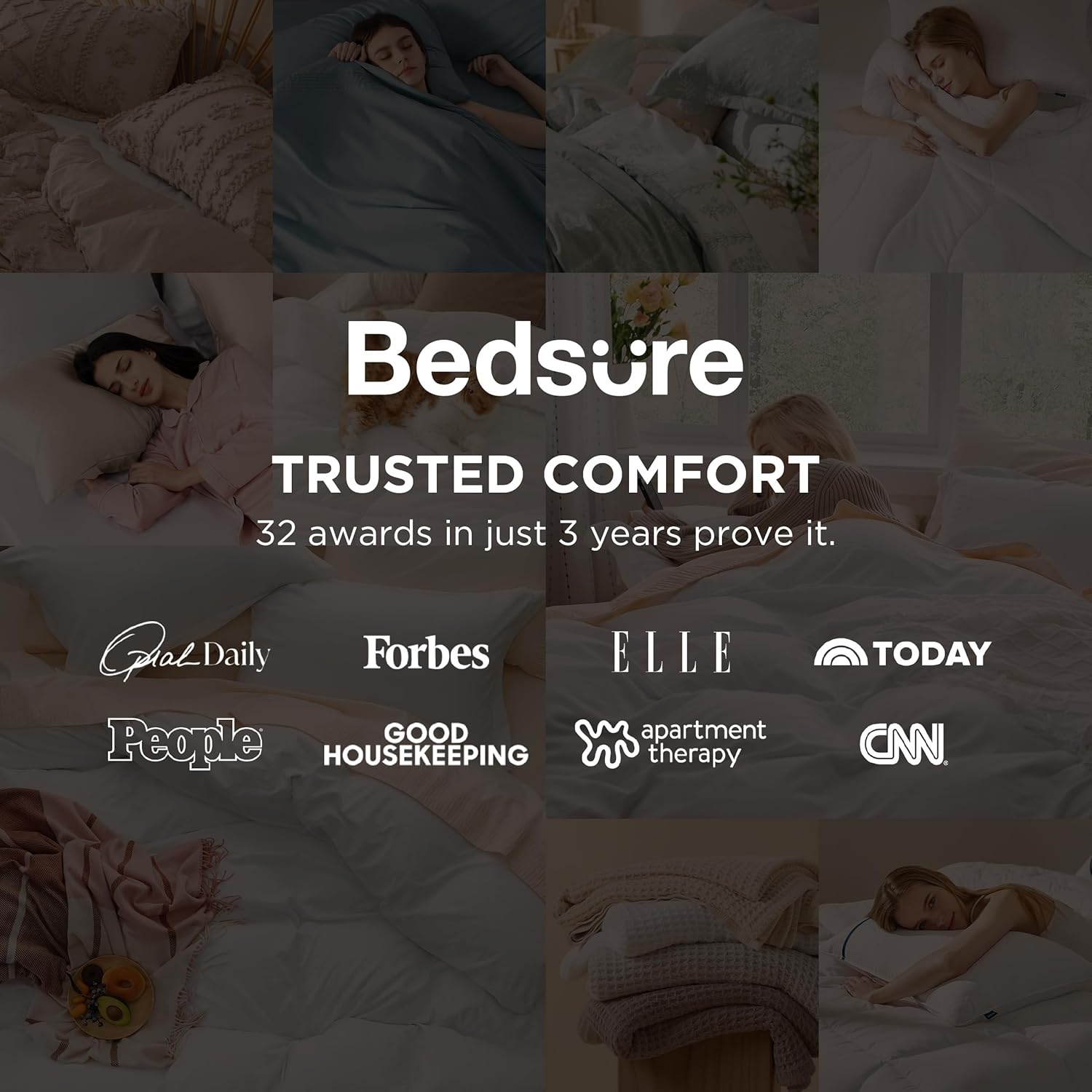 image:imageBedsure Tan Gingham Ruffle Duvet Cover SetVintage Farmhouse Bedding Queen  Cottagecore Aesthetic Ruffle Edges Soft Lightweight Hidden Zipper Inner Ties 90x90 Comforter Cover 2 Pillow Shams19 Taupe No Comforter