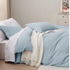 image:imageBedsure Tan Gingham Ruffle Duvet Cover SetVintage Farmhouse Bedding Queen  Cottagecore Aesthetic Ruffle Edges Soft Lightweight Hidden Zipper Inner Ties 90x90 Comforter Cover 2 Pillow Shams20  Sky Blue No Comforter