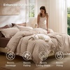 image:imageBedsure Tan Gingham Ruffle Duvet Cover SetVintage Farmhouse Bedding Queen  Cottagecore Aesthetic Ruffle Edges Soft Lightweight Hidden Zipper Inner Ties 90x90 Comforter Cover 2 Pillow Shams24  Tan Gingham