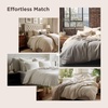image:imageBedsure Tan Gingham Ruffle Duvet Cover SetVintage Farmhouse Bedding Queen  Cottagecore Aesthetic Ruffle Edges Soft Lightweight Hidden Zipper Inner Ties 90x90 Comforter Cover 2 Pillow Shams09  Pink No Comforter