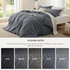 image:imageBedsure Tan Gingham Ruffle Duvet Cover SetVintage Farmhouse Bedding Queen  Cottagecore Aesthetic Ruffle Edges Soft Lightweight Hidden Zipper Inner Ties 90x90 Comforter Cover 2 Pillow Shams23  Dark Grey No Comforter