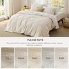 image:imageBedsure Tan Gingham Ruffle Duvet Cover SetVintage Farmhouse Bedding Queen  Cottagecore Aesthetic Ruffle Edges Soft Lightweight Hidden Zipper Inner Ties 90x90 Comforter Cover 2 Pillow Shams20  Beige No Comforter