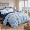 image:imageBedsure Tan Gingham Ruffle Duvet Cover SetVintage Farmhouse Bedding Queen  Cottagecore Aesthetic Ruffle Edges Soft Lightweight Hidden Zipper Inner Ties 90x90 Comforter Cover 2 Pillow Shams26  Blue Gingham