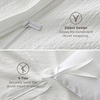 image:imageBedsure Tan Gingham Ruffle Duvet Cover SetVintage Farmhouse Bedding Queen  Cottagecore Aesthetic Ruffle Edges Soft Lightweight Hidden Zipper Inner Ties 90x90 Comforter Cover 2 Pillow Shams19  Cream White No Comforter