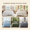 image:imageBedsure Tan Gingham Ruffle Duvet Cover SetVintage Farmhouse Bedding Queen  Cottagecore Aesthetic Ruffle Edges Soft Lightweight Hidden Zipper Inner Ties 90x90 Comforter Cover 2 Pillow Shams19  Cream White No Comforter