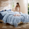 image:imageBedsure Tan Gingham Ruffle Duvet Cover SetVintage Farmhouse Bedding Queen  Cottagecore Aesthetic Ruffle Edges Soft Lightweight Hidden Zipper Inner Ties 90x90 Comforter Cover 2 Pillow Shams26  Blue Gingham