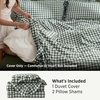 image:imageBedsure Tan Gingham Ruffle Duvet Cover SetVintage Farmhouse Bedding Queen  Cottagecore Aesthetic Ruffle Edges Soft Lightweight Hidden Zipper Inner Ties 90x90 Comforter Cover 2 Pillow Shams25  Olive Green Gingham