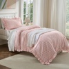 image:imageBedsure Tan Gingham Ruffle Duvet Cover SetVintage Farmhouse Bedding Queen  Cottagecore Aesthetic Ruffle Edges Soft Lightweight Hidden Zipper Inner Ties 90x90 Comforter Cover 2 Pillow Shams27  Pink Gingham