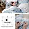 image:imageBedsure Tan Gingham Ruffle Duvet Cover SetVintage Farmhouse Bedding Queen  Cottagecore Aesthetic Ruffle Edges Soft Lightweight Hidden Zipper Inner Ties 90x90 Comforter Cover 2 Pillow Shams20  Sky Blue No Comforter