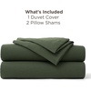 image:imageBedsure Tan Gingham Ruffle Duvet Cover SetVintage Farmhouse Bedding Queen  Cottagecore Aesthetic Ruffle Edges Soft Lightweight Hidden Zipper Inner Ties 90x90 Comforter Cover 2 Pillow Shams21  Olive Green No Comforter