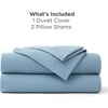 image:imageBedsure Tan Gingham Ruffle Duvet Cover SetVintage Farmhouse Bedding Queen  Cottagecore Aesthetic Ruffle Edges Soft Lightweight Hidden Zipper Inner Ties 90x90 Comforter Cover 2 Pillow Shams22  Chambray Blue No Comforter
