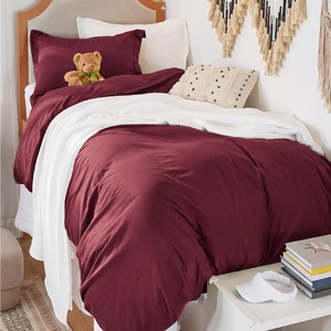 image:imageBedsure Tan Gingham Ruffle Duvet Cover SetVintage Farmhouse Bedding Queen  Cottagecore Aesthetic Ruffle Edges Soft Lightweight Hidden Zipper Inner Ties 90x90 Comforter Cover 2 Pillow Shams10  Burgundy No Comforter