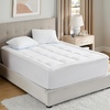 image:imageBedsure Mattress Pad Twin Size  Breathable Cotton Mattress Topper Quilted Fitted Bed Cover with 821 Inches Deep Pocket Soft Fluffy Pillow Top WhiteWhite