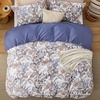 image:imageBedsure Duvet Cover Queen Size  Reversible Green FloralampBird Duvet Cover Set with Zipper Closure 3 Pieces Mistletoe Bedding Set with 8 Corner Ties and 2 Pillow Shams 20x2617  Blue Blossm No Comforter