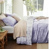 image:imageBedsure Duvet Cover Queen Size  Reversible Green FloralampBird Duvet Cover Set with Zipper Closure 3 Pieces Mistletoe Bedding Set with 8 Corner Ties and 2 Pillow Shams 20x2600  Misty Lilac No Comforter