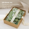 image:imageBedsure Duvet Cover Queen Size  Reversible Green FloralampBird Duvet Cover Set with Zipper Closure 3 Pieces Mistletoe Bedding Set with 8 Corner Ties and 2 Pillow Shams 20x2605  Flourishing Reverie No Comforter