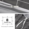 image:imageBedsure Duvet Cover Queen Size  Reversible Green FloralampBird Duvet Cover Set with Zipper Closure 3 Pieces Mistletoe Bedding Set with 8 Corner Ties and 2 Pillow Shams 20x2612  Dark Grey No Comforter