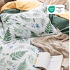 image:imageBedsure Duvet Cover Queen Size  Reversible Green FloralampBird Duvet Cover Set with Zipper Closure 3 Pieces Mistletoe Bedding Set with 8 Corner Ties and 2 Pillow Shams 20x2607  Mallard Green No Comforter