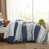 image:imageBedsure Duvet Cover Queen Size  Reversible Green FloralampBird Duvet Cover Set with Zipper Closure 3 Pieces Mistletoe Bedding Set with 8 Corner Ties and 2 Pillow Shams 20x2609  Blue No Comforter