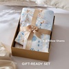 image:imageBedsure Duvet Cover Queen Size  Reversible Green FloralampBird Duvet Cover Set with Zipper Closure 3 Pieces Mistletoe Bedding Set with 8 Corner Ties and 2 Pillow Shams 20x2618  Winter Sky No Comforter