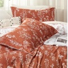 image:imageBedsure Duvet Cover Queen Size  Reversible Green FloralampBird Duvet Cover Set with Zipper Closure 3 Pieces Mistletoe Bedding Set with 8 Corner Ties and 2 Pillow Shams 20x2619  Terracotta No Comforter