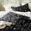 image:imageBedsure Duvet Cover Queen Size  Reversible Green FloralampBird Duvet Cover Set with Zipper Closure 3 Pieces Mistletoe Bedding Set with 8 Corner Ties and 2 Pillow Shams 20x2623  Black No Comforter