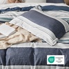 image:imageBedsure Duvet Cover Queen Size  Reversible Green FloralampBird Duvet Cover Set with Zipper Closure 3 Pieces Mistletoe Bedding Set with 8 Corner Ties and 2 Pillow Shams 20x2609  Blue No Comforter