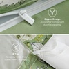 image:imageBedsure Duvet Cover Queen Size  Reversible Green FloralampBird Duvet Cover Set with Zipper Closure 3 Pieces Mistletoe Bedding Set with 8 Corner Ties and 2 Pillow Shams 20x2605  Flourishing Reverie No Comforter