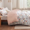 image:imageBedsure Duvet Cover Queen Size  Reversible Green FloralampBird Duvet Cover Set with Zipper Closure 3 Pieces Mistletoe Bedding Set with 8 Corner Ties and 2 Pillow Shams 20x2614  Pale Blush Floral No Comforter