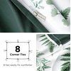 image:imageBedsure Duvet Cover Queen Size  Reversible Green FloralampBird Duvet Cover Set with Zipper Closure 3 Pieces Mistletoe Bedding Set with 8 Corner Ties and 2 Pillow Shams 20x2607  Mallard Green No Comforter